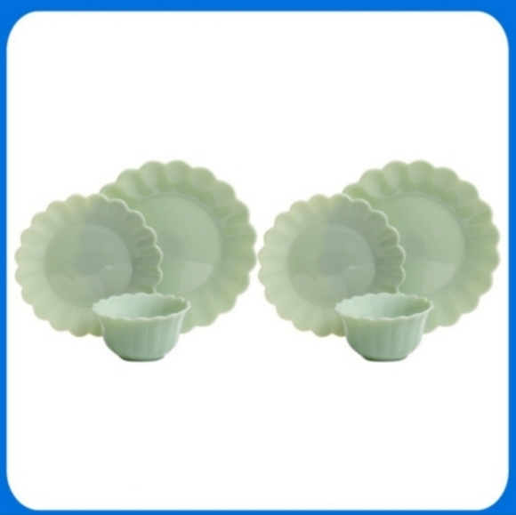 ❤️ New Pioneer Woman Timeless Beauty Jade 2-Pack Dinnerware Sets - Picture 10 of 10